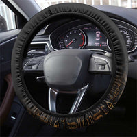 Ankh with Eye of Horus Steering Wheel Cover Ancient Egypt Culture - Wonder Print Shop
