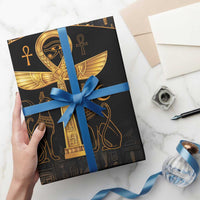 Ankh Eye of Horus Wrapping Paper Ancient Egypt Culture - Wonder Print Shop