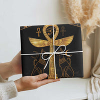 Ankh Eye of Horus Wrapping Paper Ancient Egypt Culture - Wonder Print Shop