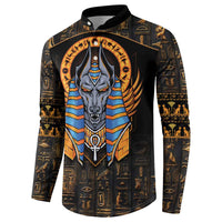 Egyptian Anubis Button Sweatshirt Ancient Egypt Culture LT9 - Wonder Print Shop