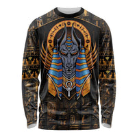Egyptian Anubis Long Sleeve Shirt Ancient Egypt Culture - Wonder Print Shop