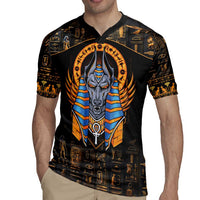 Egyptian Anubis Rugby Jersey Ancient Egypt Culture - Wonder Print Shop