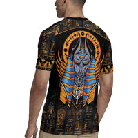 Egyptian Anubis Rugby Jersey Ancient Egypt Culture - Wonder Print Shop