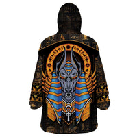 Egyptian Anubis Wearable Blanket Hoodie Ancient Egypt Culture - Wonder Print Shop