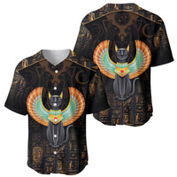 Winged Egypt Cats Baseball Jersey Ancient Egypt Culture LT9 - Wonder Print Shop