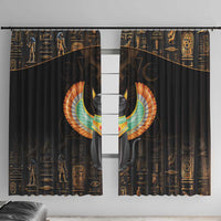 Winged Egypt Cats Window Curtain Ancient Egypt Culture - Wonder Print Shop