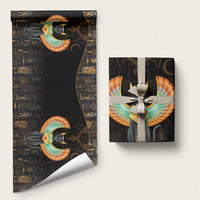 Winged Egypt Cats Wrapping Paper Ancient Egypt Culture - Wonder Print Shop