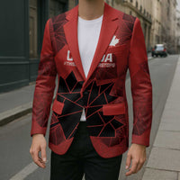 Custom Women Rugby Canada Blazer Maple Energy Never Stops - Wonder Print Shop