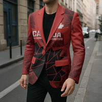 Custom Women Rugby Canada Blazer Maple Energy Never Stops - Wonder Print Shop