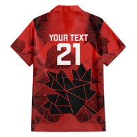 Custom Women Rugby Canada Hawaiian Shirt Maple Energy Never Stops - Wonder Print Shop