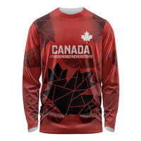 Custom Women Rugby Canada Long Sleeve Shirt Maple Energy Never Stops - Wonder Print Shop