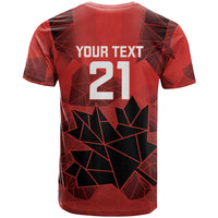 Custom Women Rugby Canada T Shirt Maple Energy Never Stops - Wonder Print Shop