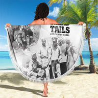 Tuskegee Airmen 332nd Fighter Group Beach Blanket The First to Fly with Honor - Wonder Print Shop