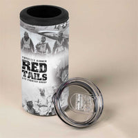 Tuskegee Airmen 332nd Fighter Group 4 in 1 Can Cooler Tumbler The First to Fly with Honor - Wonder Print Shop