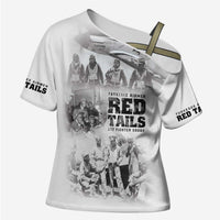 Tuskegee Airmen 332nd Fighter Group Cross Shoulder Shirt The First to Fly with Honor - Wonder Print Shop