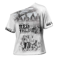 Tuskegee Airmen 332nd Fighter Group Cross Shoulder Shirt The First to Fly with Honor - Wonder Print Shop