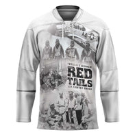 Tuskegee Airmen 332nd Fighter Group Hockey Jersey The First to Fly with Honor - Wonder Print Shop