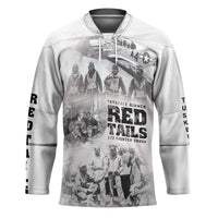 Tuskegee Airmen 332nd Fighter Group Hockey Jersey The First to Fly with Honor - Wonder Print Shop