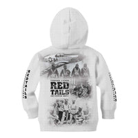 Tuskegee Airmen 332nd Fighter Group Kid Hoodie The First to Fly with Honor - Wonder Print Shop