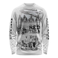 Tuskegee Airmen 332nd Fighter Group Long Sleeve Shirt The First to Fly with Honor - Wonder Print Shop