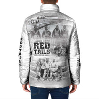 Tuskegee Airmen 332nd Fighter Group Padded Jacket The First to Fly with Honor - Wonder Print Shop