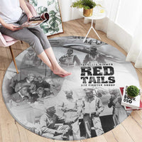 Tuskegee Airmen 332nd Fighter Group Round Carpet The First to Fly with Honor - Wonder Print Shop
