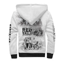 Tuskegee Airmen 332nd Fighter Group Sherpa Hoodie The First to Fly with Honor - Wonder Print Shop
