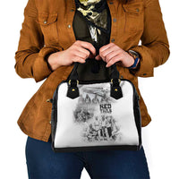 Tuskegee Airmen 332nd Fighter Group Shoulder Handbag The First to Fly with Honor - Wonder Print Shop