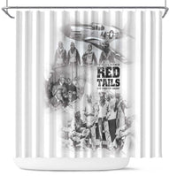 Tuskegee Airmen 332nd Fighter Group Shower Curtain The First to Fly with Honor - Wonder Print Shop