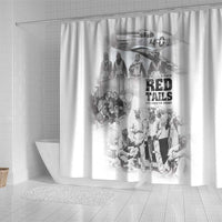 Tuskegee Airmen 332nd Fighter Group Shower Curtain The First to Fly with Honor - Wonder Print Shop