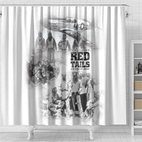 Tuskegee Airmen 332nd Fighter Group Shower Curtain The First to Fly with Honor - Wonder Print Shop