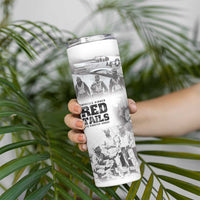 Tuskegee Airmen 332nd Fighter Group Skinny Tumbler The First to Fly with Honor - Wonder Print Shop