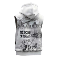Tuskegee Airmen 332nd Fighter Group Sleeveless Hoodie The First to Fly with Honor - Wonder Print Shop