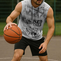 Tuskegee Airmen 332nd Fighter Group Sleeveless Hoodie The First to Fly with Honor - Wonder Print Shop