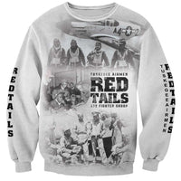 Tuskegee Airmen 332nd Fighter Group Sweatshirt The First to Fly with Honor - Wonder Print Shop