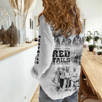 Tuskegee Airmen 332nd Fighter Group Women Casual Shirt The First to Fly with Honor - Wonder Print Shop