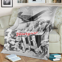 Tuskegee Airmen 332nd Fighter Group Blanket Vintage-style War - Wonder Print Shop