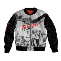 Tuskegee Airmen 332nd Fighter Group Bomber Jacket Vintage-style War - Wonder Print Shop