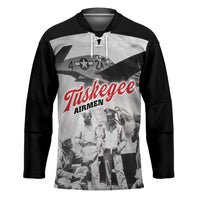 Tuskegee Airmen 332nd Fighter Group Hockey Jersey Vintage-style War - Wonder Print Shop