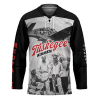 Tuskegee Airmen 332nd Fighter Group Hockey Jersey Vintage-style War - Wonder Print Shop