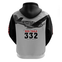 Tuskegee Airmen 332nd Fighter Group Hoodie Vintage-style War - Wonder Print Shop