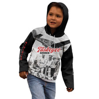 Tuskegee Airmen 332nd Fighter Group Kid Hoodie Vintage-style War - Wonder Print Shop