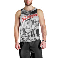 Tuskegee Airmen 332nd Fighter Group Men Tank Top Vintage-style War - Wonder Print Shop