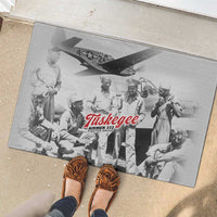 Tuskegee Airmen 332nd Fighter Group Rubber Doormat Vintage-style War - Wonder Print Shop
