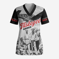 Tuskegee Airmen 332nd Fighter Group Scrub Top Vintage-style War - Wonder Print Shop