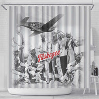 Tuskegee Airmen 332nd Fighter Group Shower Curtain Vintage-style War - Wonder Print Shop