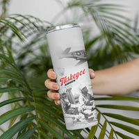 Tuskegee Airmen 332nd Fighter Group Skinny Tumbler Vintage-style War - Wonder Print Shop
