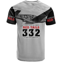 Tuskegee Airmen 332nd Fighter Group T Shirt Vintage-style War - Wonder Print Shop