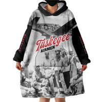 Tuskegee Airmen 332nd Fighter Group Wearable Blanket Hoodie Vintage-style War - Wonder Print Shop