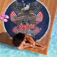 United States 250 Years of Independence Beach Blanket - Wonder Print Shop